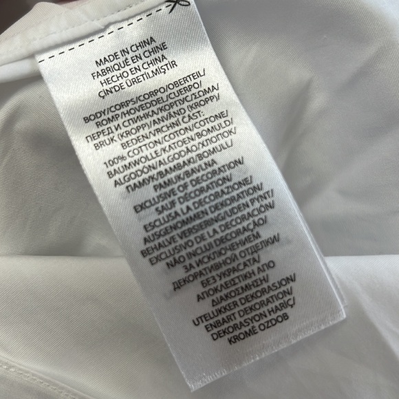 NWT Polo Ralph Lauren Womens White Cotton Sleeveless Blouse with Tie at Bottom - Picture 8 of 8